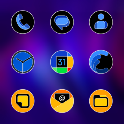 Pixly Fluo - Icon Pack Android Screenshot 2