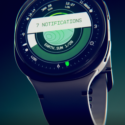 Planet in stars Watch Face Android Screenshot 2
