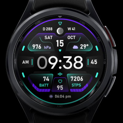 Polaris: Digital Watch Face Android Screenshot 2