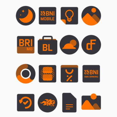 Pumpkin - Orange Icon Pack Android Screenshot 2