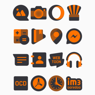 Pumpkin - Orange Icon Pack Android Screenshot 4
