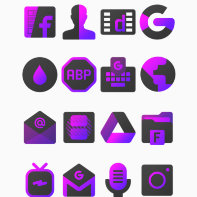 Purplediant - Icon Pack Android Screenshot 3
