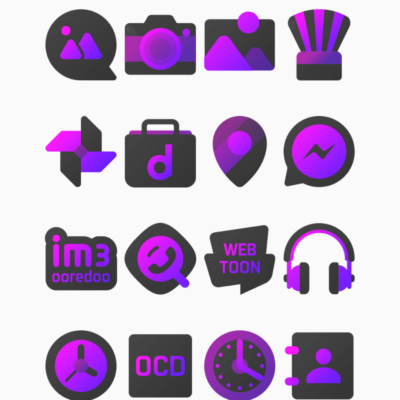 Purplediant - Icon Pack Android Screenshot 4