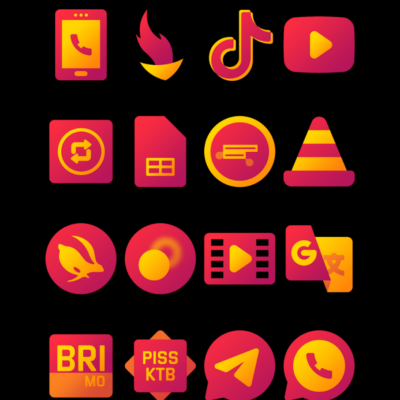 Red Carpet - Icon Pack Android Screenshot 2