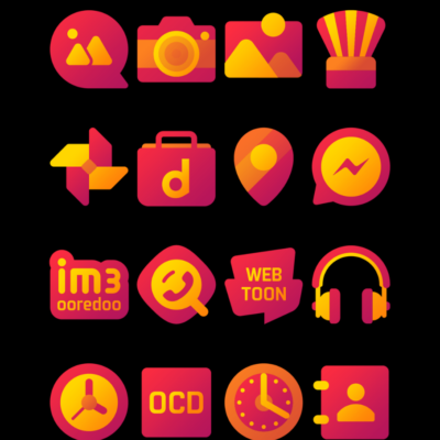 Red Carpet - Icon Pack Android Screenshot 4