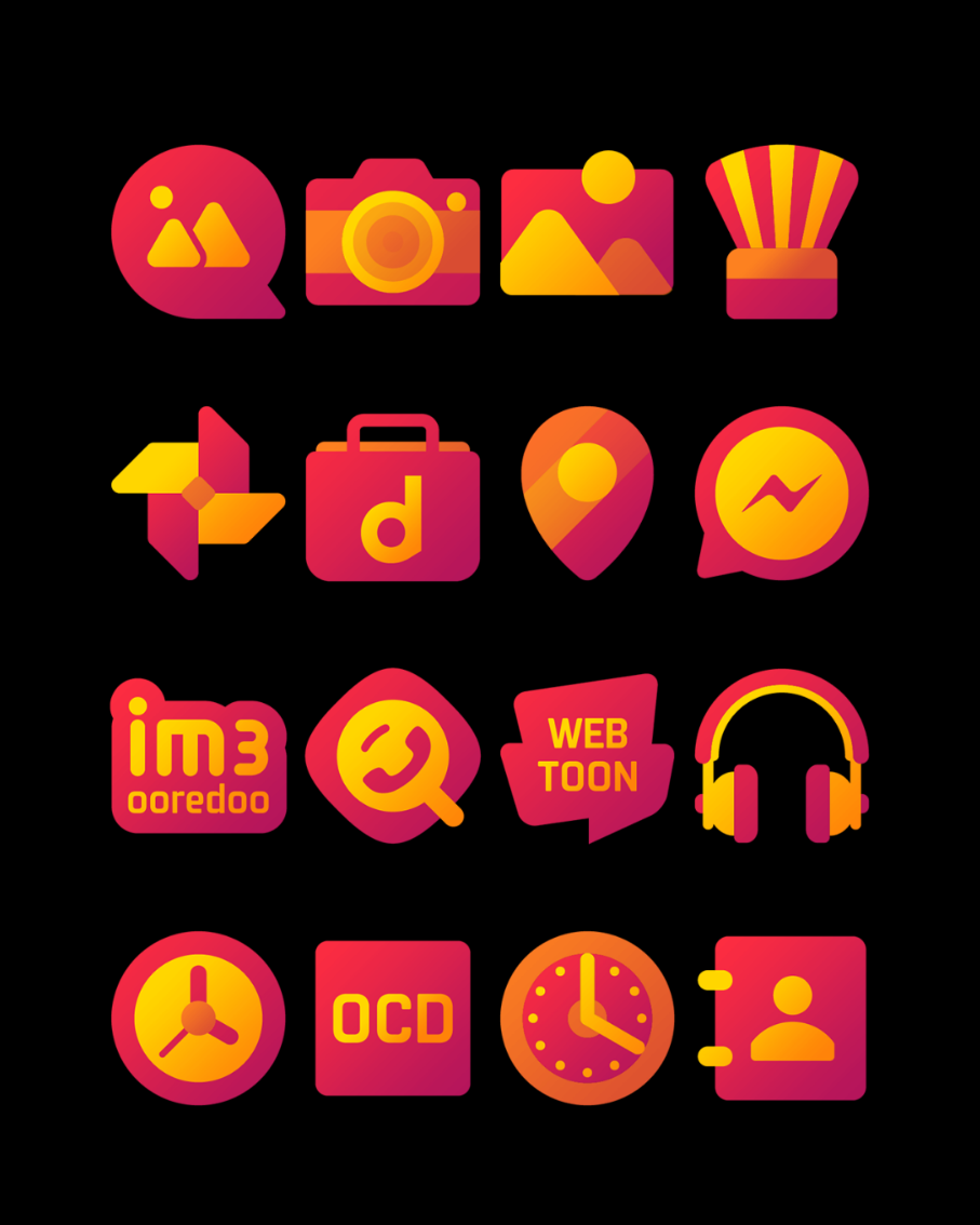 Red Carpet - Icon Pack Android Screenshot 4