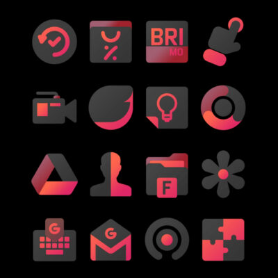 Rediant - icon Pack Android Screenshot 2