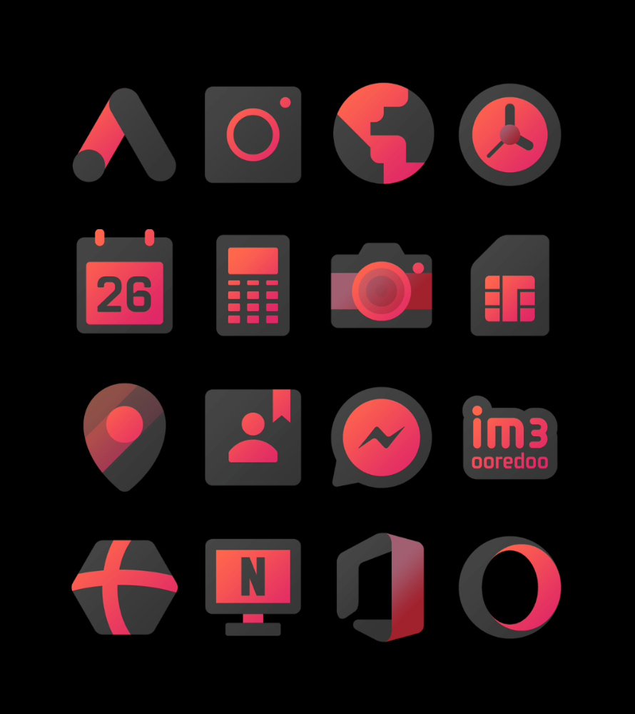 Rediant - icon Pack Android Screenshot 3
