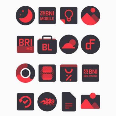 Rose - Red Icon Pack Android Screenshot 2