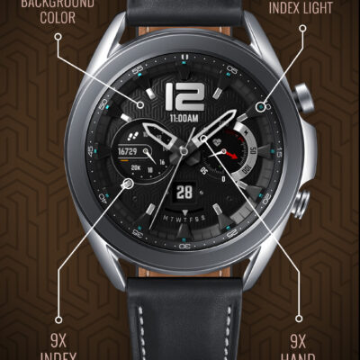 S4U Chicago Golden watch face Android Screenshot 4