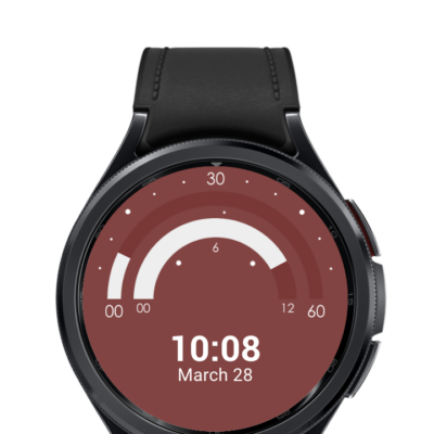 Semicircle Watch Face Android Screenshot 4