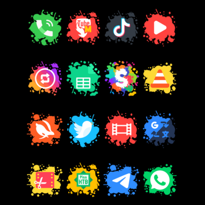 Splatter - Icon Pack Android Screenshot 2
