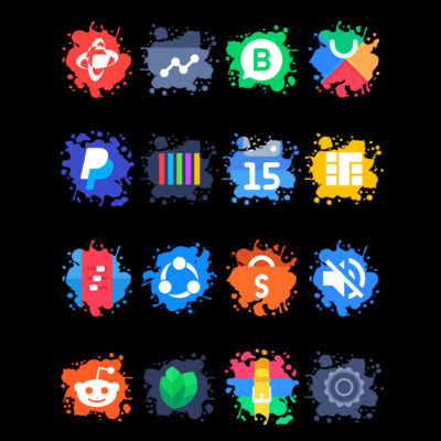 Splatter - Icon Pack Android Screenshot 3