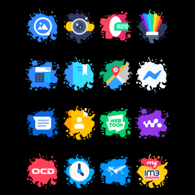 Splatter - Icon Pack Android Screenshot 4