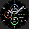 Sporty Analog Watch Face Android Screenshot