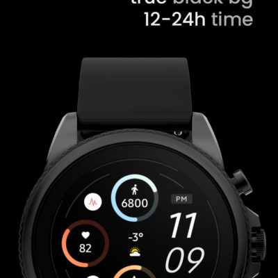 Sporty Digital Watch Face Android Screenshot 3