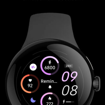 Sporty Digital Watch Face Android Screenshot 4