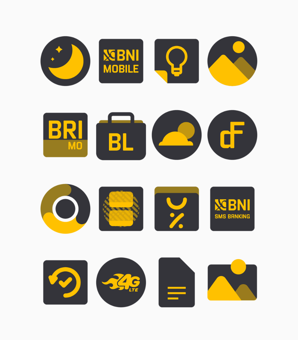Star - Yellow Icon Pack Android Screenshot 2