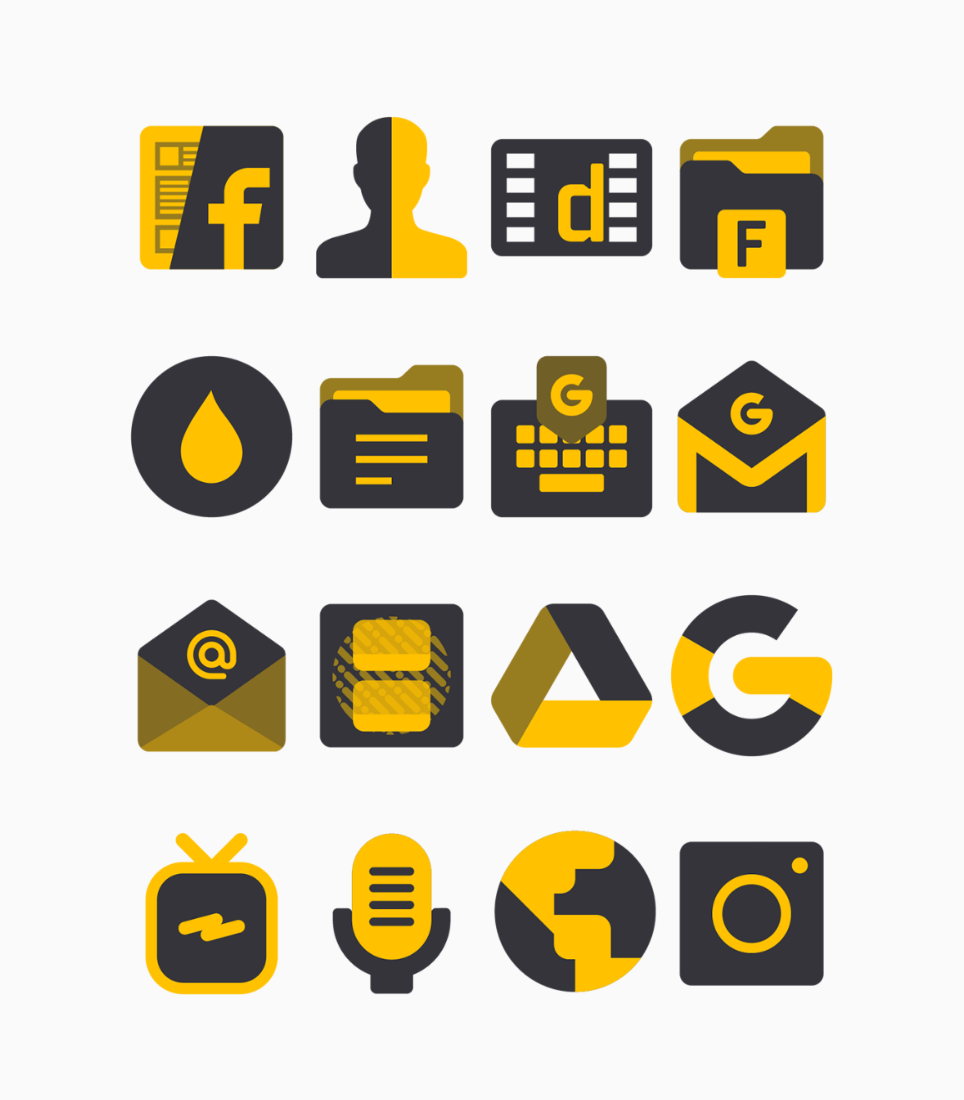 Star - Yellow Icon Pack Android Screenshot 3