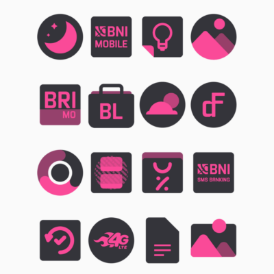 Strawberry - Pink Icon Pack Android Screenshot 2