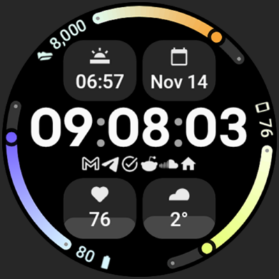 Summit Watch Face Android Screenshot
