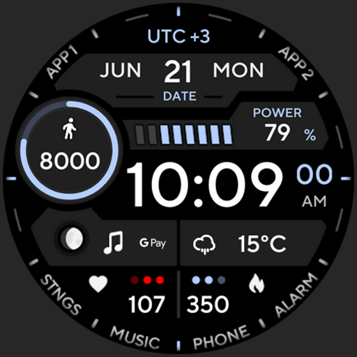 TACT ONE: Watch face Android Screenshot