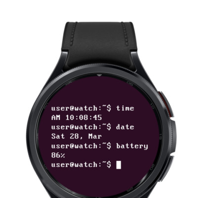 Terminal Watch Face Android Screenshot 2