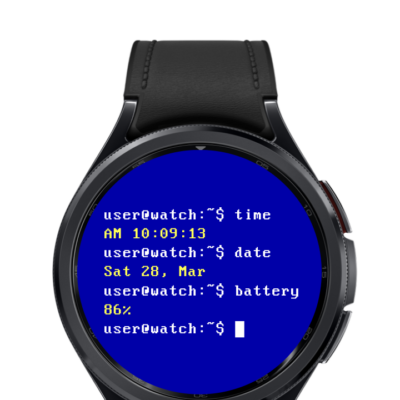 Terminal Watch Face Android Screenshot 4
