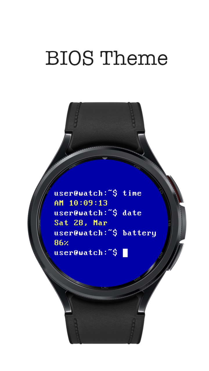 Terminal Watch Face Android Screenshot 4