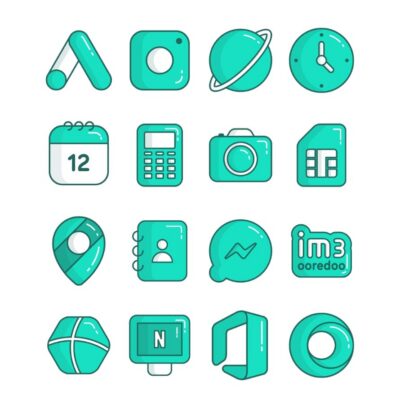 Toska - Turqoise icon pack Android Screenshot 3