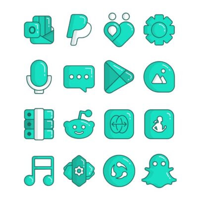 Toska - Turqoise icon pack Android Screenshot 4