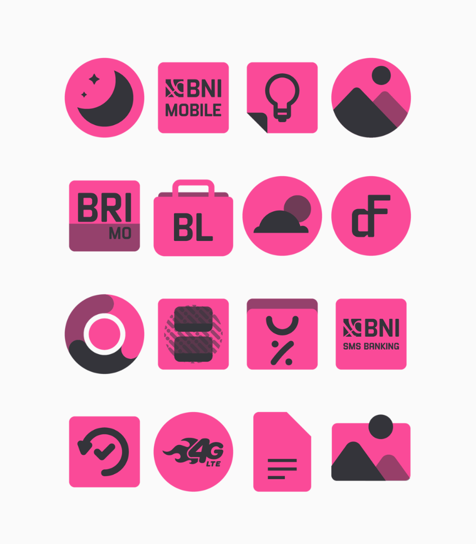 Varwil Pink - Icon Pack Android Screenshot 2
