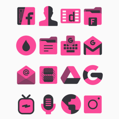 Varwil Pink - Icon Pack Android Screenshot 3