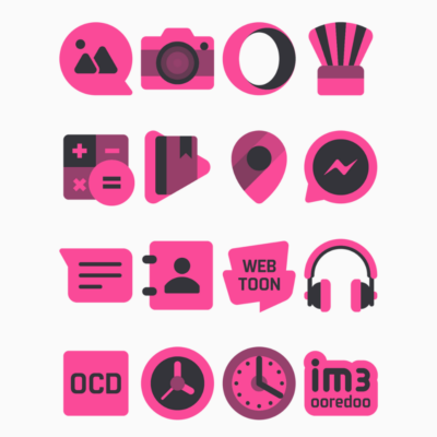 Varwil Pink - Icon Pack Android Screenshot 4