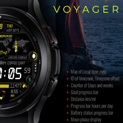 Voron VOYAGER Watch Face Android Screenshot 3