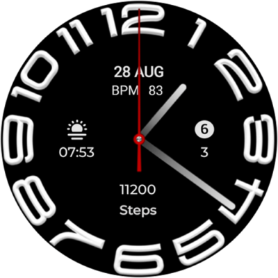 W6 Style WF Wear OS 5+ Android Screenshot