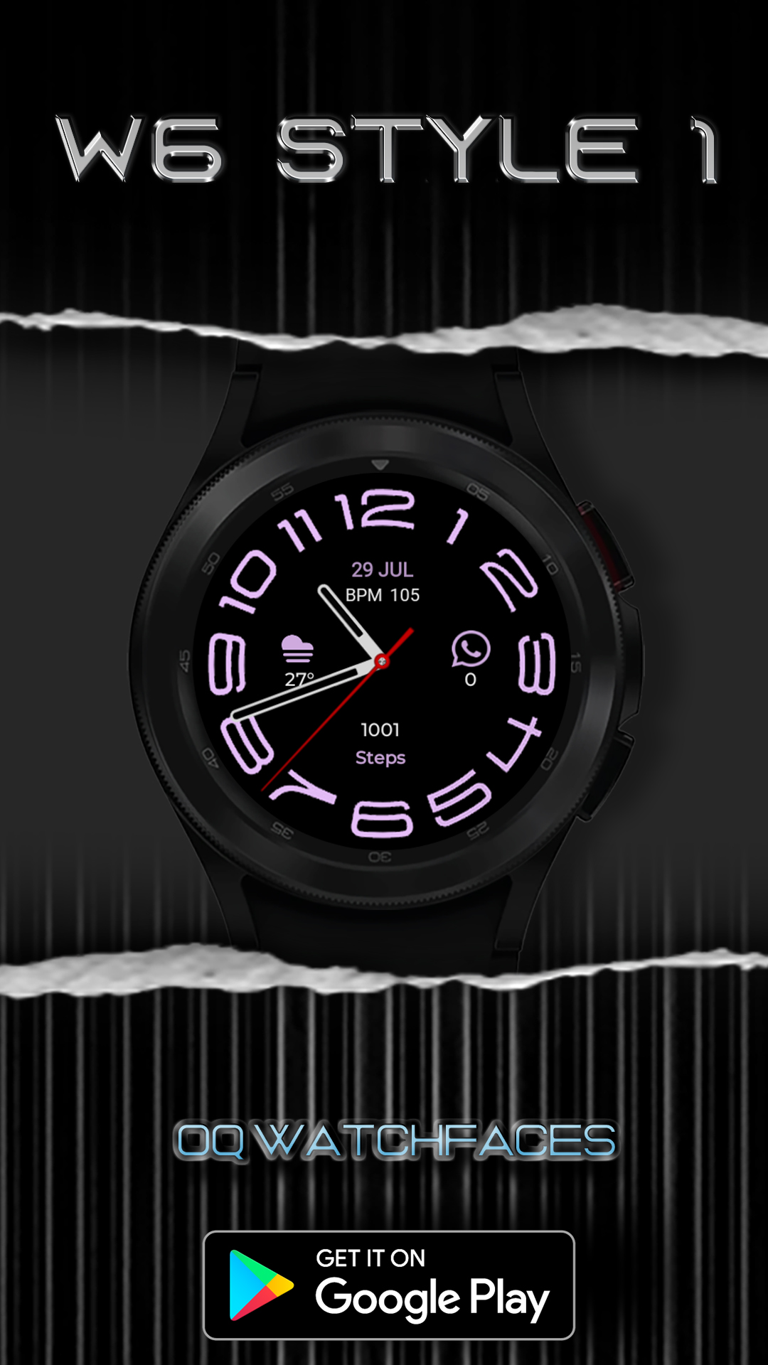 W6 Style WF Wear OS 5+ Android Screenshot 4