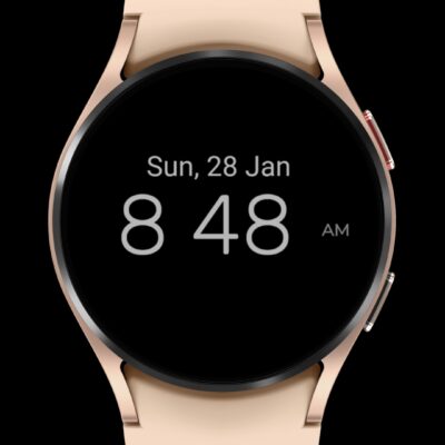 Watch Face Digital EasyRead D1 Android Screenshot 3