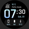 Weather Digital Watch Face Android Screenshot