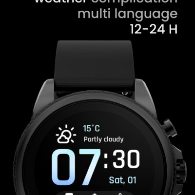 Weather Digital Watch Face Android Screenshot 3