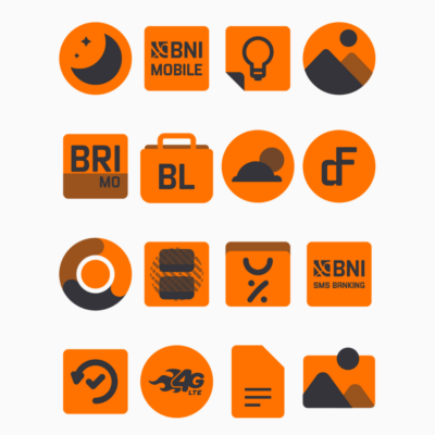 Yaktin Orange - Icon Pack Android Screenshot 2