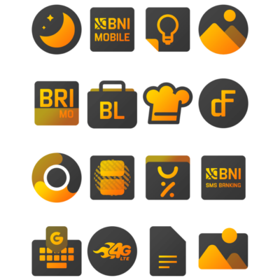 Yellowdiant - Icon Pack Android Screenshot 2