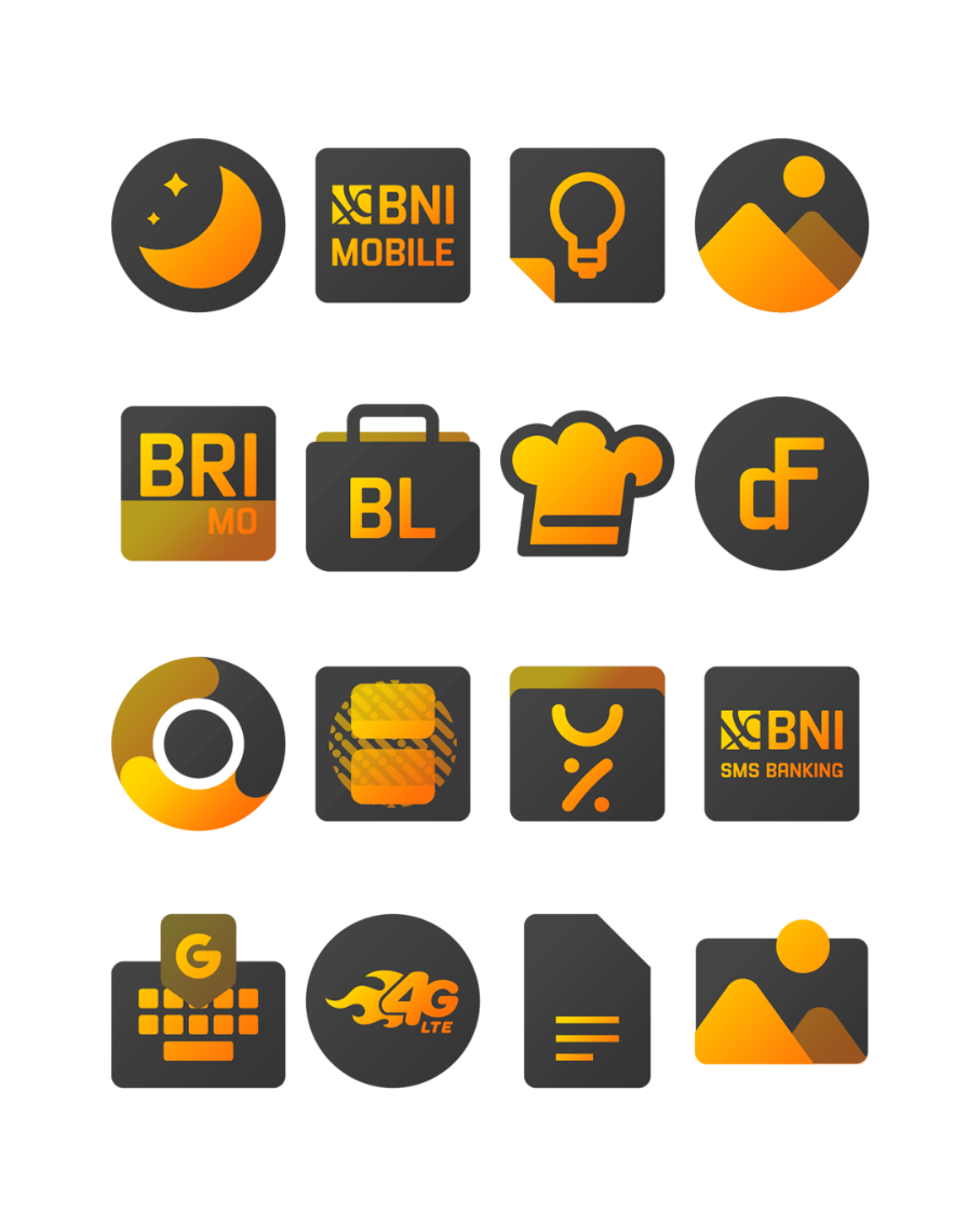 Yellowdiant - Icon Pack Android Screenshot 2