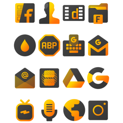 Yellowdiant - Icon Pack Android Screenshot 3