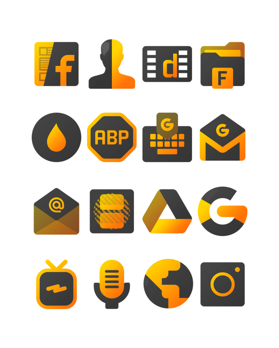 Yellowdiant - Icon Pack Android Screenshot 3
