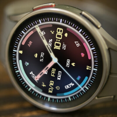 ZKin Watch Face Colorful Halo Android Screenshot 4
