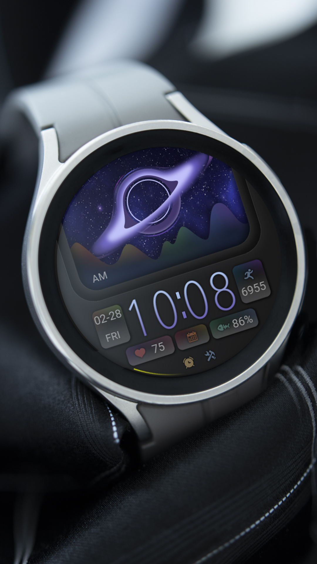 ZKin Watch Starry Sky Widget Android Screenshot 3