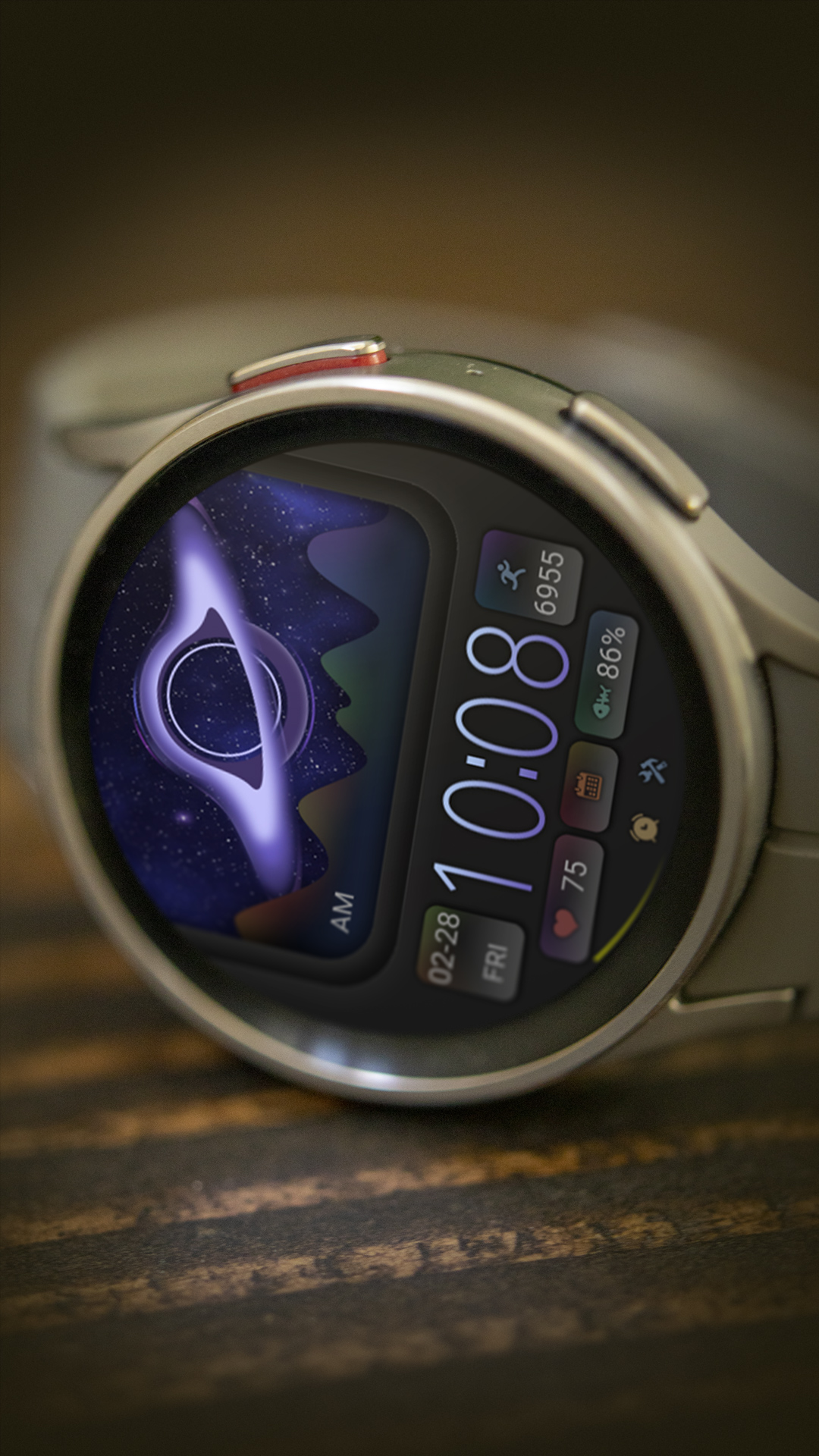 ZKin Watch Starry Sky Widget Android Screenshot 4