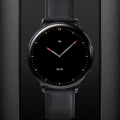 ZKin WatchFace Business Orange Android Screenshot 4