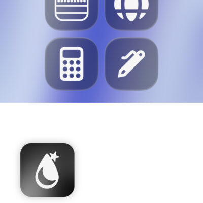 iGlass Dark OS Icon Pack Android Screenshot 2